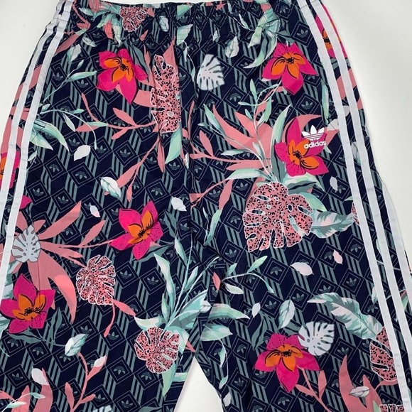 Adidas Originals HER Studio London Tropical Print Track Jogger Pants- SZ Medium - Picture 4 of 11